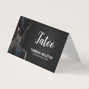 Tattoo Shop Custom QR Visitenkarten