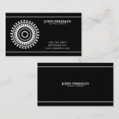 Tattoo Shop Einzigartiger Schwarzer Grunge Tattoo  Visitenkarte (Vorne/Hinten)