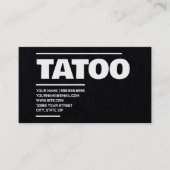 Tattoo Shop Visitenkarte (Vorderseite)