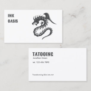Tattoo Shop Visitenkarte