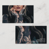 Tattoo Shop Visitenkarte (Vorne/Hinten)