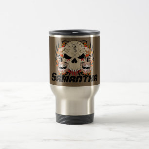 Tattoo Skull 15 oz. Reisebusch Reisebecher