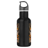 Tattoo Skull Aight Ball Flame 32. oz. Trinkflasche (Rückseite)