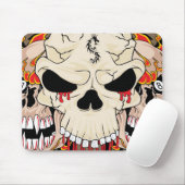 Tattoo Skull Aight Ball Personalisiert Mousepad (Mit Mouse)