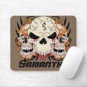 Tattoo Skull Aight Ball Personalisiert Mousepad (Mit Mouse)