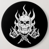 Tattoo Skull Button (Vorderseite)