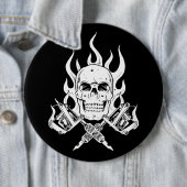 Tattoo Skull Button (Beispiel)