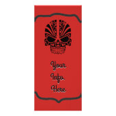 Tattoo Skull Werbekarte (Hinten)