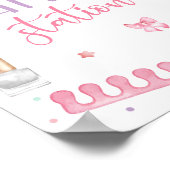 Tattoo Station Mani-Pedi Party Manicure Pedicure Poster (Ecke)