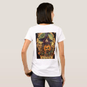 Tattoo-Stil Halloween T-Shirt (Schwarz voll)