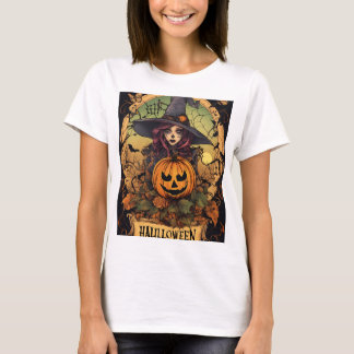 Tattoo-Stil Halloween T-Shirt