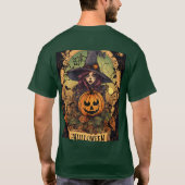 Tattoo-Stil Halloween T-Shirt (Rückseite)