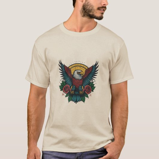 Tattoo-Stil T-Shirt (Vorderseite)