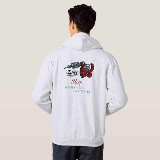 Tattoo Studio Basic Hooded Sweatshirt (Schwarz voll)