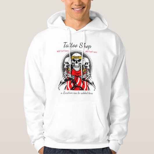 Tattoo Studio Basic Hooded Sweatshirt (Vorderseite)
