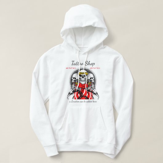 Tattoo Studio Basic Hooded Sweatshirt (Design vorne)