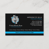 Tattoo Studio, Tattoo Artist , Tattoo Parlor - Koi Visitenkarte (Rückseite)