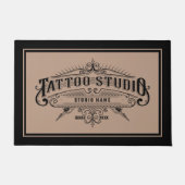 Tattoo Studio Vintage Typografie Fußmatte (Vorderseite)