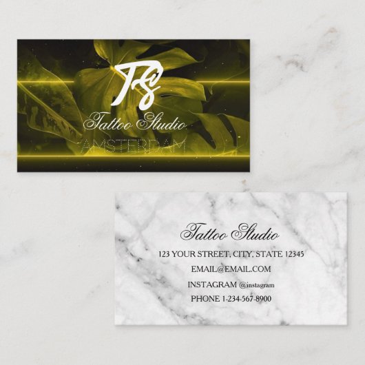 Tattoo Studio Visitenkarte (Vorne/Hinten)