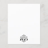 Tattoo Style Class of 2025 Abschluss Ankündigung (Rückseite)