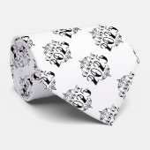 Tattoo Style Class of 2025 Abschluss Krawatte (Gerollt)