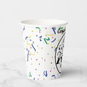 Tattoo Style Class of 2026 Abschluss Pappbecher (Rechts)