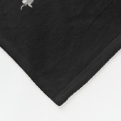 Tattoo Style Lover Great Dane Retro Dog Fleecedecke (Ecke)