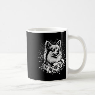 Tattoo Style Lover Keeshond Retro Dog _1 Kaffeetasse