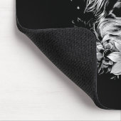 Tattoo Style Lover Papillon Retro Dog Mousepad (Ecke)