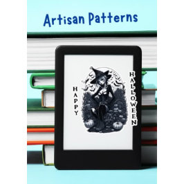 Tattoo Style Moonlit Witch Pumpkin Patch Vinyl Aufkleber