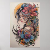 Tattoo style poster (Vorne)