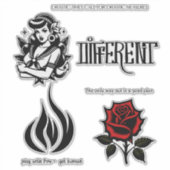 Tattoo style stickers all ages  aufkleber (Vorderseite)