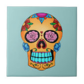 Tattoo Sugar Skull Fliese (Vorderseite)