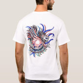 Tattoo Sun Dragon T-Shirt (Rückseite)