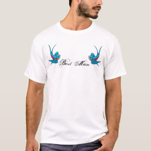 Tattoo Swallow Birds Trauzeuge Tshirt