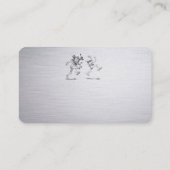 Tattoo Template Mighty, 3,5" x 2,5" Geschäftswagen Visitenkarte (Rückseite)