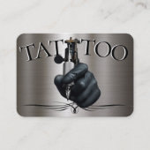 Tattoo Template Mighty, 3.5" x 2.5" Visitenkarte (Vorderseite)