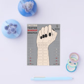Tattoo Tester Makeup Swatch (Armfarbe anpassen) Flyer (Einzeln)