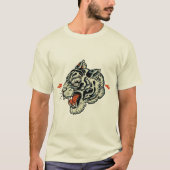 Tattoo-Tigerstil T-Shirt (Vorderseite)