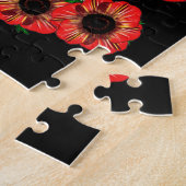 Tattoo Tintenfisch unter Mohn Blume Kunst von Leah Puzzle (Seite)