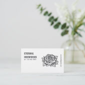 Tattoo Visitenkarte (Stehend Vorderseite)