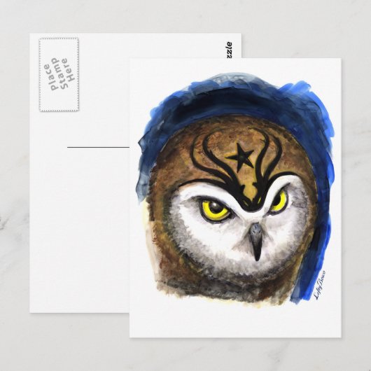 Tattoo Who Postkarte (Vorne/Hinten)