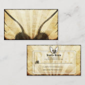 Tattoo Winged Heart RSVPCards Begleitkarte (Vorne/Hinten)