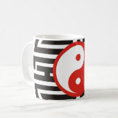 Tattoo Yin & Yang Kaffeetasse (Vorderseite Links)
