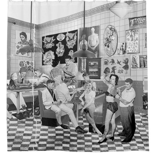 Tattoo You! Duschvorhang (Vorderseite)