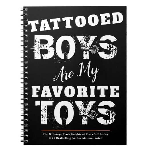 Tattooed Boys 6,5" x 8,75" Notebook Notizblock (Vorderseite)