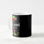 Tattooed Christmas Elf Matching Pajama X-mas Party Kaffeetasse (Vorderseite Links)