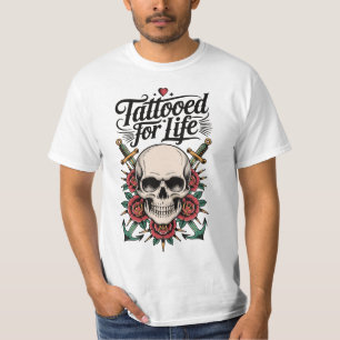 Tattooed for Life Totenkopf Shirt