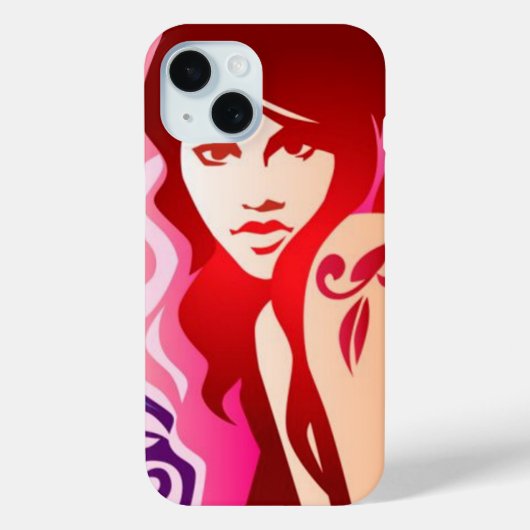 Tattooed Girl - iPhone 15 Fall Case-Mate iPhone Hülle (Rückseite)