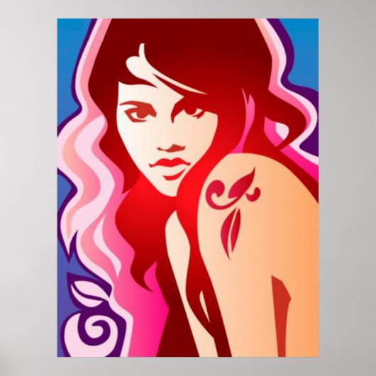 Tattooed Girl - Poster (Vorne)